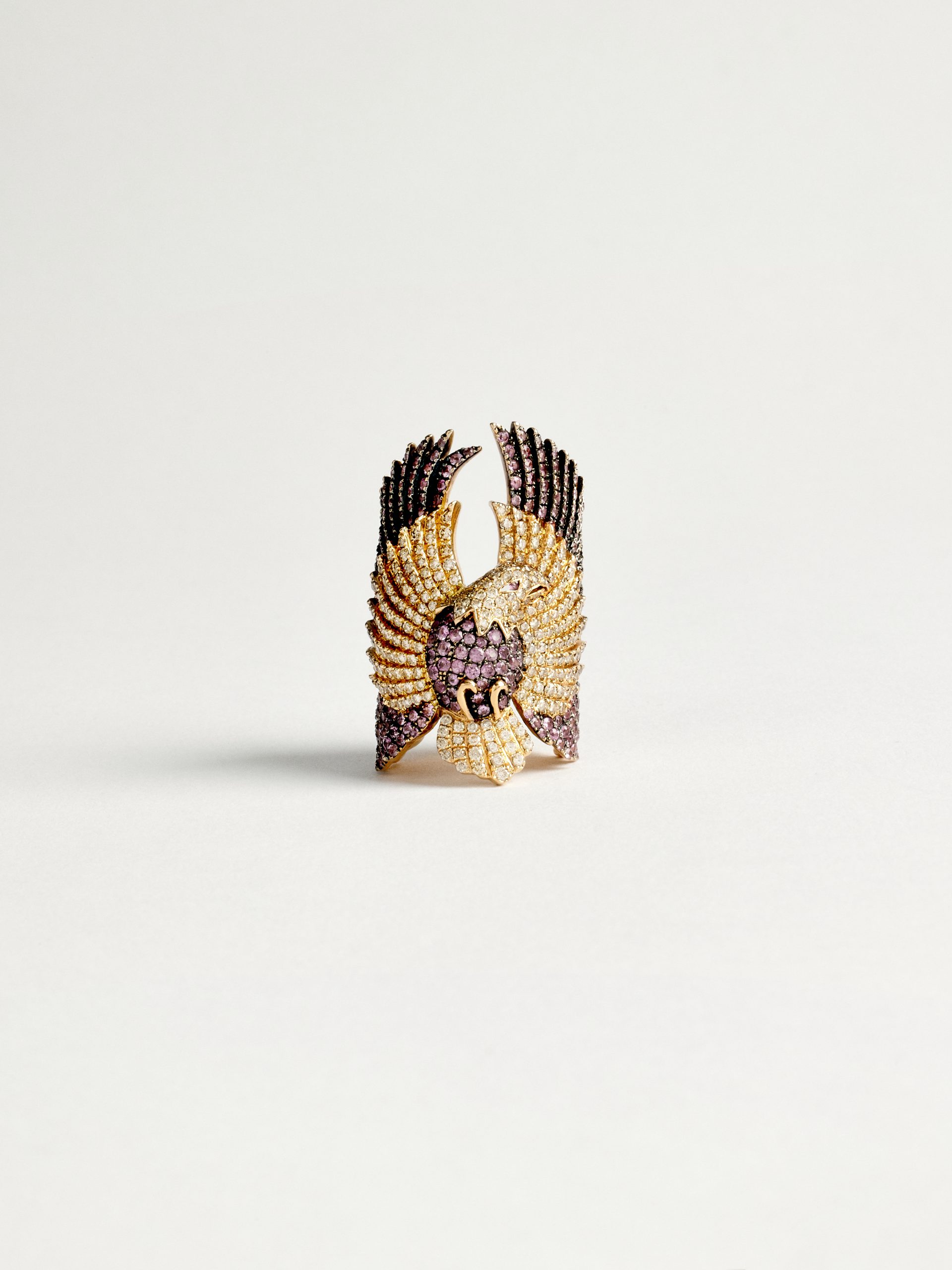 20240205_TheDrays_0068 Bague aigle rubis en or jaune | The Drays