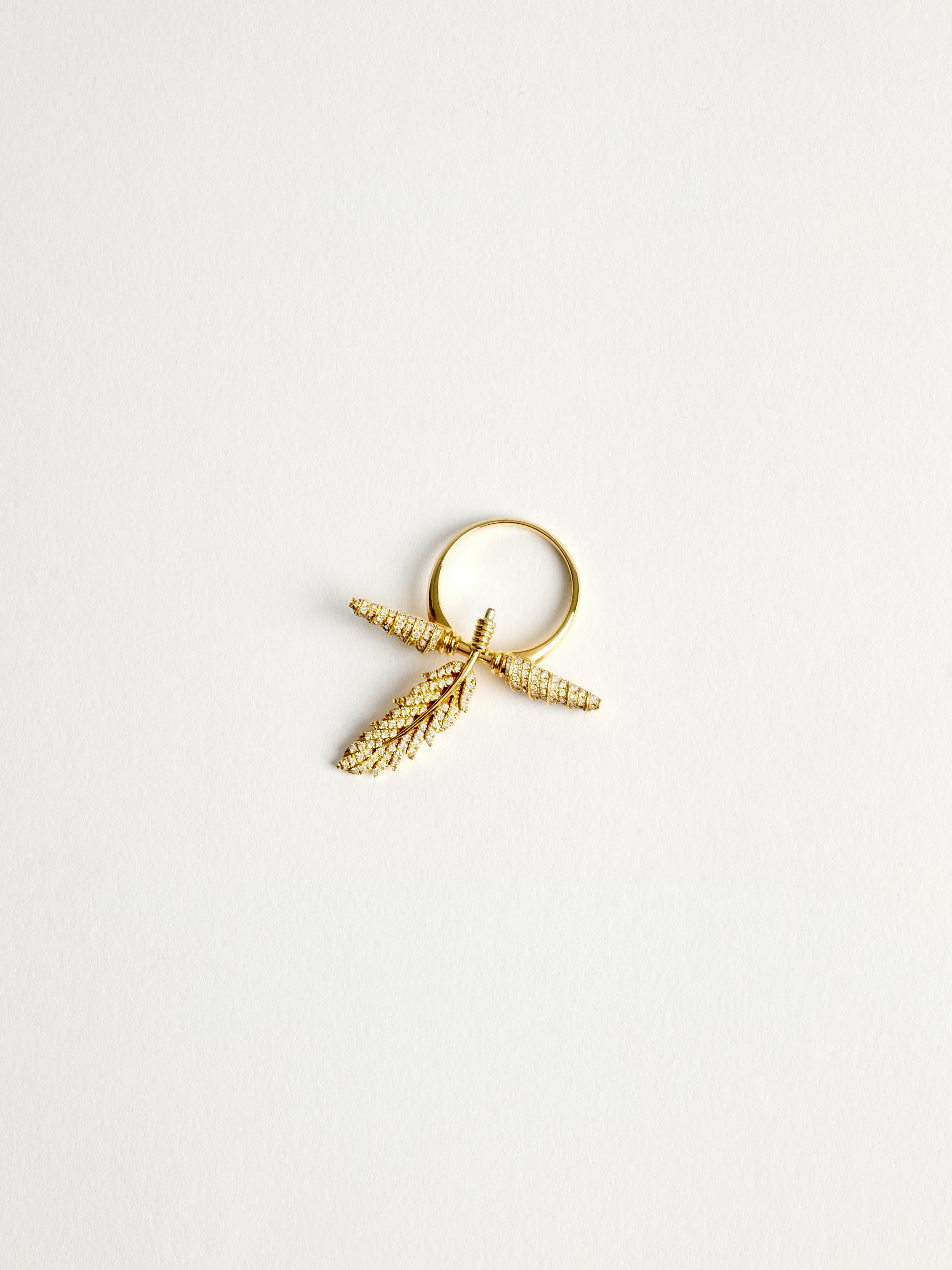20240205_TheDrays_0226 Bague diamant en or jaune indiana | The Drays