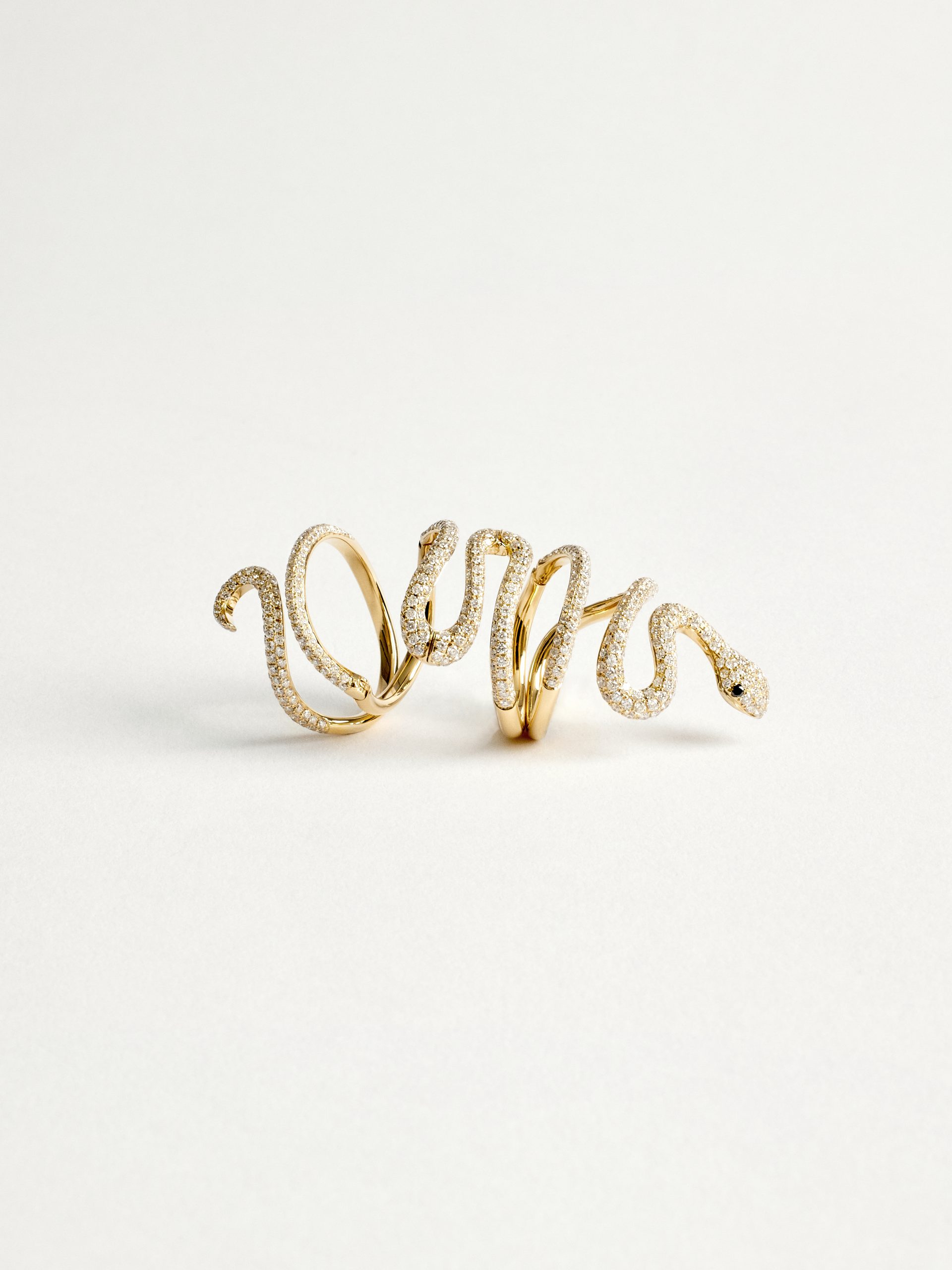 20240205_TheDrays_0382 Bague serpent diamant en or jaune | The Drays
